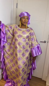 Lilac brocade