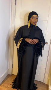 Feather kaftan